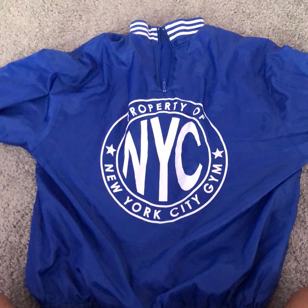 NYC windbreaker hoodie
